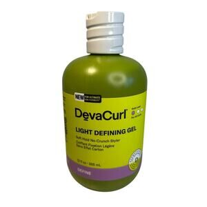 DevaCurl LIGHT DEFINING GEL Soft Hold Non-Crunchy Styling Gel 12oz NEW Deva Curl